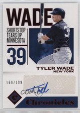 2018 Panini Chronicles Red 169/199 Tyler Wade #CA-TW Auto 1cc7