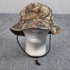 Realtree Camo Boonie Bucket Hat Brown Hunting Fishing Utility Workwear Outdoor