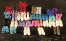 Barbie Shoes Huge Lot 35 Pair Mixed Lot Boots Heels Pumps Sneakers Authentic