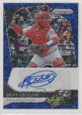 2020 Prizm Rookie Quick Pitch Blue Donut Circle 37/50 Deivy Grullon Auto k6j