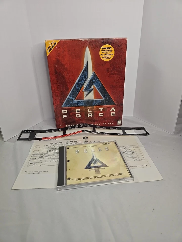 Delta Force PC Video Game 1998 Big Box Edition - Image 4 of 4