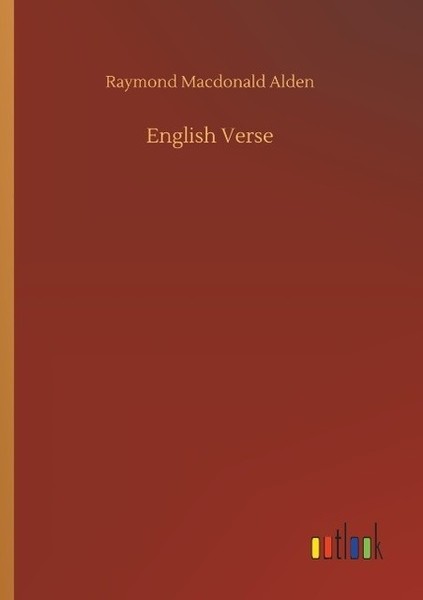 English Verse Raymond Macdonald Alden-image