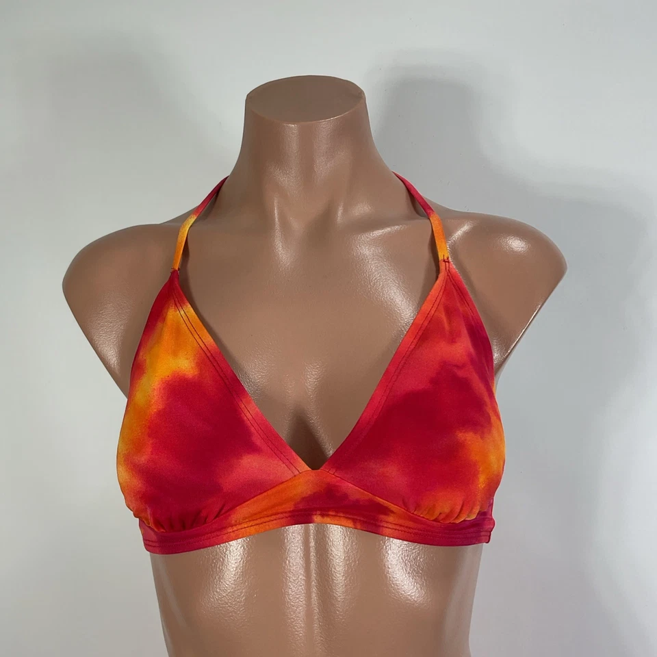 Bikini Catalina Dos Piezas Corte Alto Parte Inferior De Colección Años 90 S/M y2k Tie Dye Ombre Foto 3 de 4