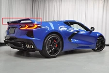 Painted Elkhart Lake Blue GS7/WA625D Spoiler for 2020-2025 Chevrolet Corvette C8