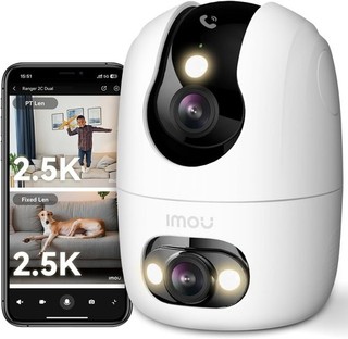NEW IMOU Ranger 2C Dual 6MP WiFi Smart Indoor Security Camera In White Z03
