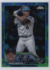 2023 Topps Chrome Update Blue & Green Lava Lamp Refractor 25/125 Nick Fortes 0q3
