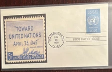 #2974 UN 50th Anniversary  FDC with add-on cachet