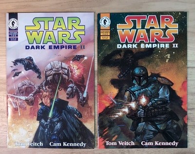 Star Wars Dark Empire II #1-2 Dark Horse 1994 - Iconic cover - High Grade LOT