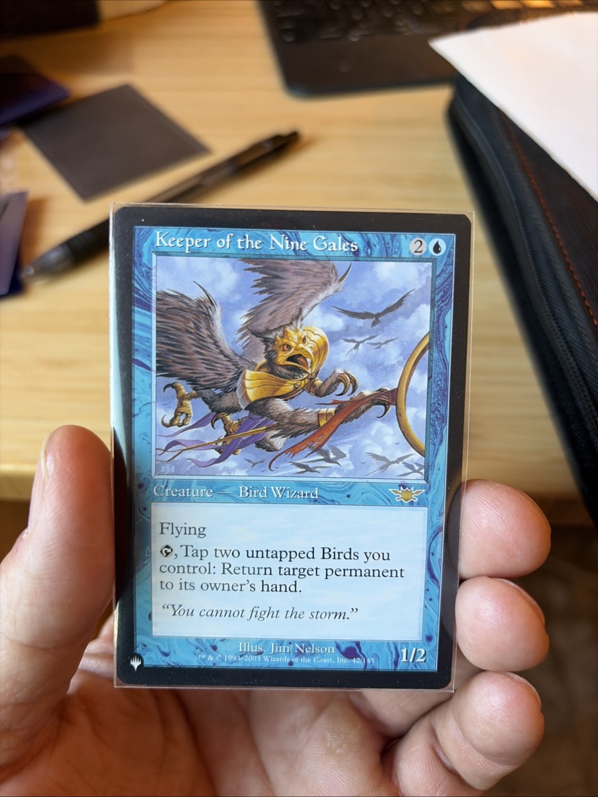 MTG 1x Keeper of the Nine Gales # 42 Legions Magic the Gathering Card x1 NM