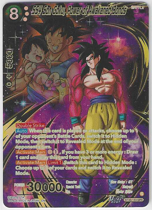 SS4 Son Goku, Power of Awakened Bonds (SPR) - Three Glorious