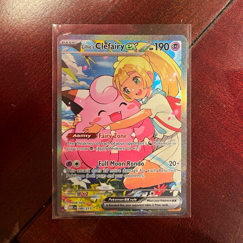 Lillie's Clefairy ex 280/217 Sv09 ascended heroes SIR Full Art Holo