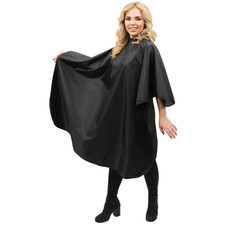 Poly Chemical Cape, Professional Hair Salon Styling Cape with Adjustable Snap Cl