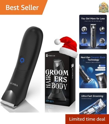 Manscape Trimmer for Men - No Nicks Electric Razor-Shaver for Balls/Pubic/Gro...
