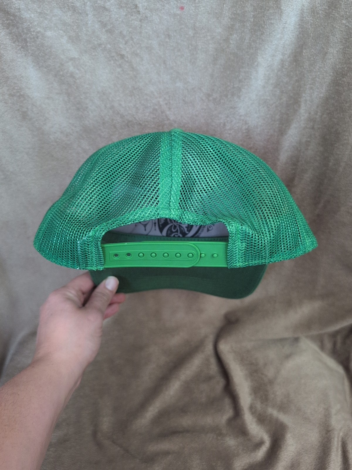 John Deere Stitched Patch Snapback Trucker Hat Gr… - image 5