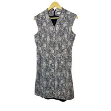 MM.LaFleur Shift Dress Womens 8 Black White work career