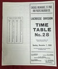 1969 Chicago Milwaukee St Paul Pacific RR LaCrosse Division Employee Timetable — photo 1