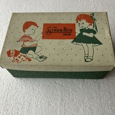 VTG 1950  s Stride Rite Baby Walking Shoe Sz 4 D Original Box
