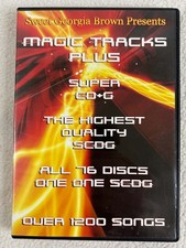Sweet Georgia Brown Magic Tracks Plus Karaoke Super CD G SCDG Disc 1200 Songs