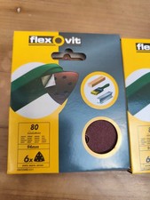 2 Packs Flexovit Hook & Loop Detail Palm Sanding Pads 94mm