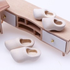 4 Pairs Miniature Dollhouse Accessories Set Ornament Supplies Shoes