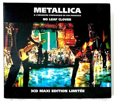 Metallica No Leaf Clover Cd Box Set Limited Edition Discontinued Collectible