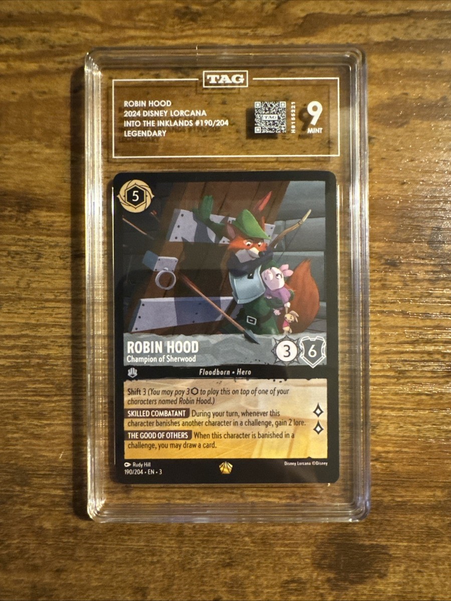 ロビン・フッド ヒーローカード 190/204 Robin Hood - Champion of Sherwood 190/204 » Disney Lorcana