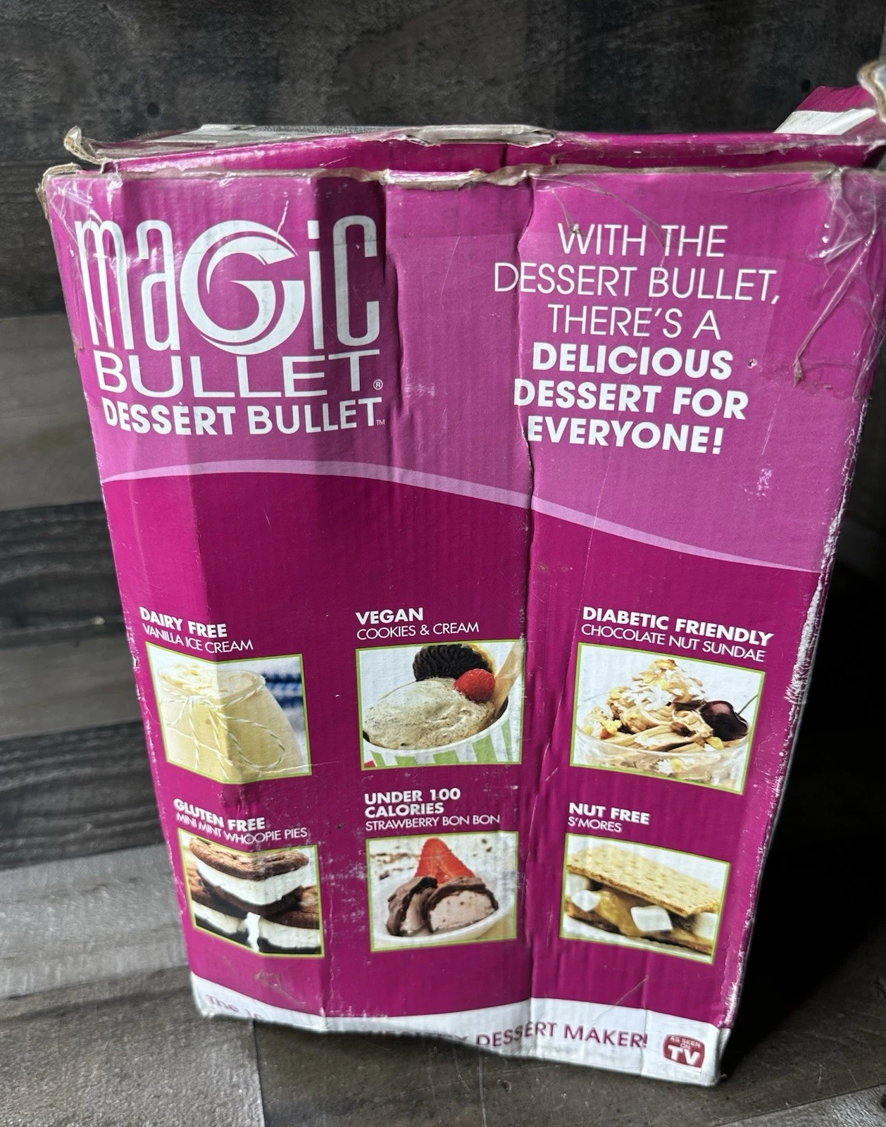 Magic Bullet DESSERT BULLET Healthy Dessert Maker Sorbet Yogurt Smoothies