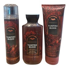 Bath  Body Works Vampire Blood Gift Set- Mist, Cream, Gel