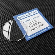 2.0 Thick Double Dome Sapphire Glass Watch Crystal Glass 24-39mm High Quality