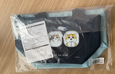 NEW Mofusand X ANA International Flight Exclusive Tote Bag With