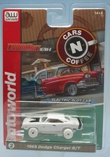 Auto World 1969 Dodge Charger R/T White Lightning Slot Car New