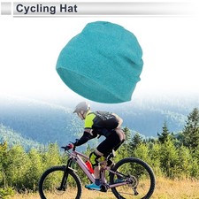 Cycling Hat Keep Warm Green Polyester One Size 26x20cm 1 Pcs