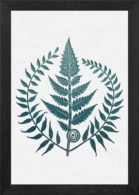Hexenfarn gerahmtes Wandbild Poster Leinwanddruck Bild