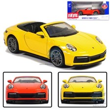1/32 Porsche 911 Carrera Cabriolet Modelo Coche Aleación Diecast Juguete Vehículo Niños Regalo