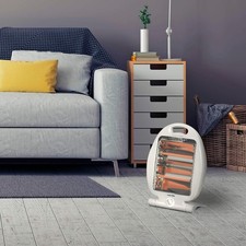 Image of Warmlite Folding Quartz Heater,2 Heat Settings, Carry Handle, 800W WHITE-NEW