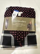 Vera Bradley Women  s Pajama Set 2-Piece Long Sleeve  Pants Size Large