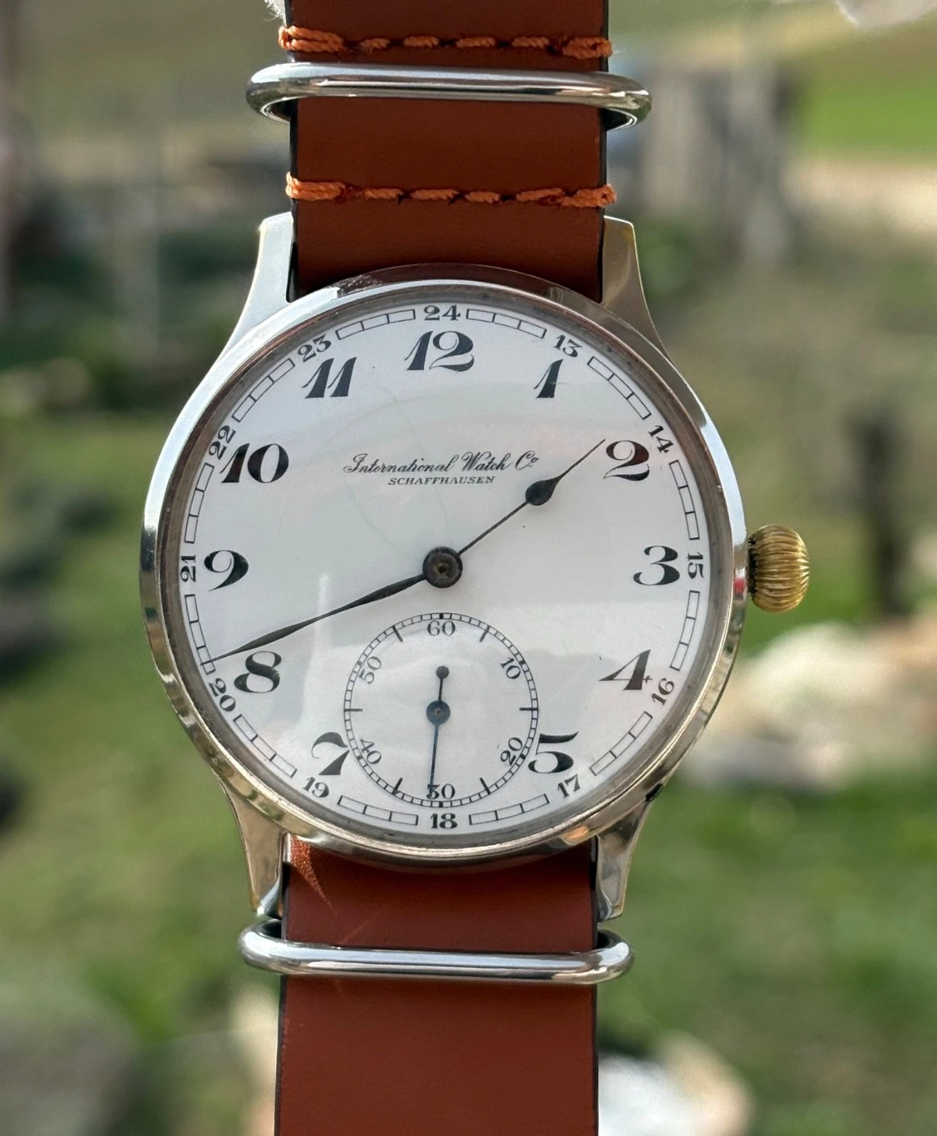 IWC Schaffhausen — Rare IWC Schaffhausen Cal. 53 Marriage Watch - 120 Years Old - Freshly Serviced