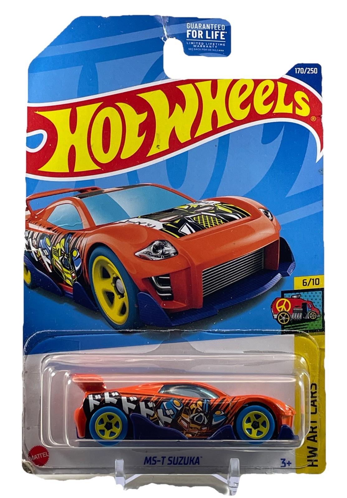 Hot Wheels 2022 MS-T Suzuka #170 HW Art Class 6/10 Orange