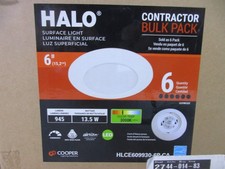 Halo HLC 6 in. 3000K Integrated LED Recessed Light Trim - 6PK