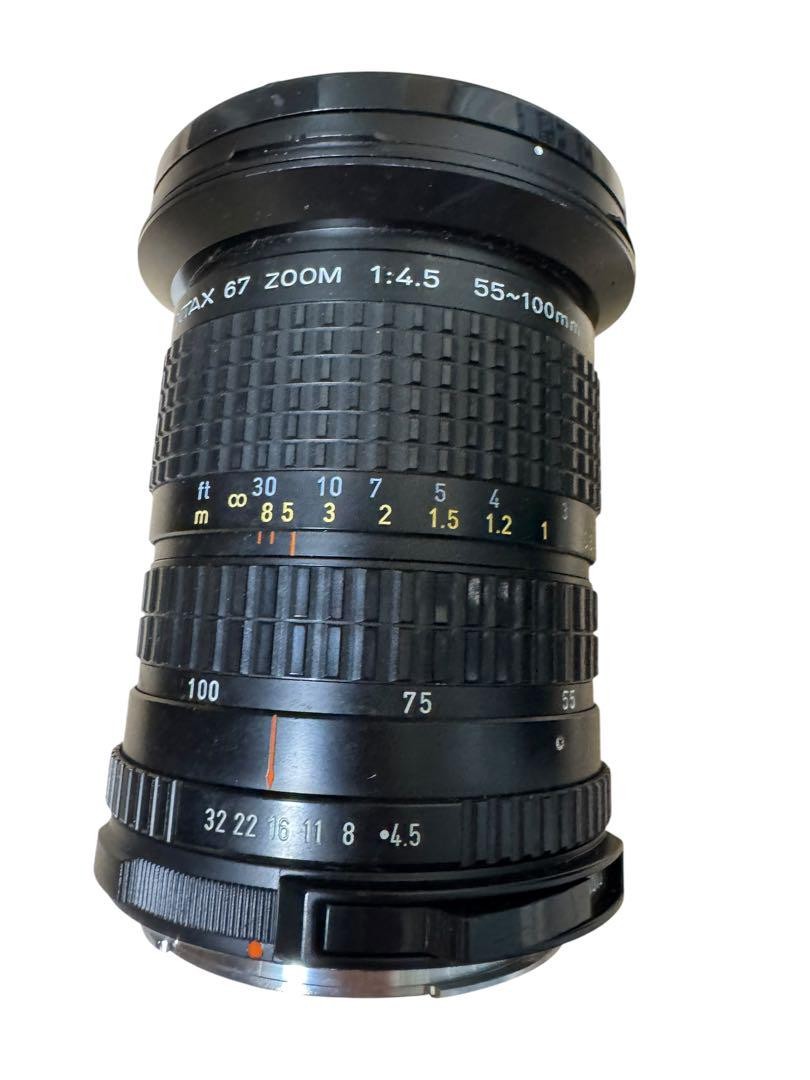 レンズ(ズーム) PENTAX 67 ZOOM 55-100mm F4.5 PENTAX 67 ZOOM 55-100mm F4.5 Lens Excellent Condition K
