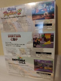 Sega Saturn, 3 free games (Virtua Fighter 2, Virtua Cop, Daytona USA)....