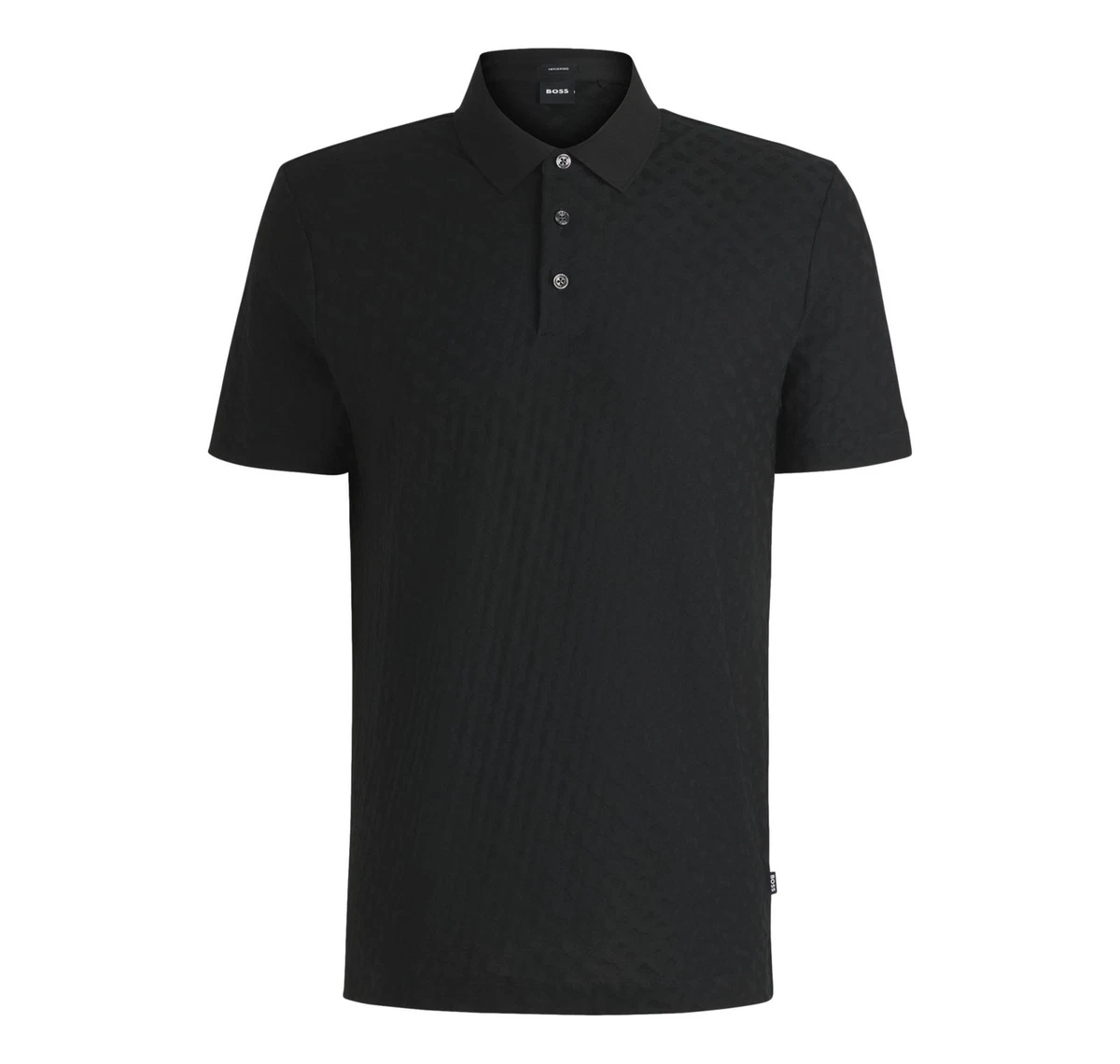 Polo HUGO BOSS Homme – Gris, Coton, Taille XL – Manches Longues – Très Bon état