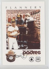 1984 Smokey Bear San Diego Padres Tim Flannery 0w6