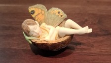 Butterfly Fairies Country Artists Collectable Vintage Figurine Gentle Slumber