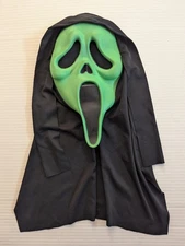 Vintage Scream EASTER Unlimited Green Halloween Ghost Face Mask original PRE2010