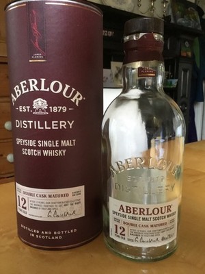 Aberlour Single Malt Whisky Bottle 70cl (Empty) & Presentation Tube