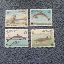 Francobolli Pesce WWF MNH Guernsey