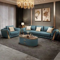 Sofa 3 Sitzer Wohnlandschaft Sofas Couch Polster Garnitur Stoff Leder Modern