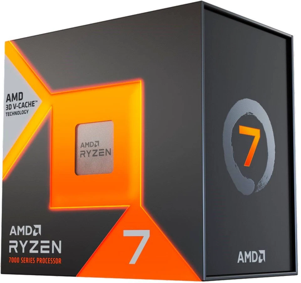 AMD - Ryzen 7 7800X3D 8-Core - 16-Thread 4.2 GHz (5.0 GHz Max Boost) Socket A... - Image 2 of 4