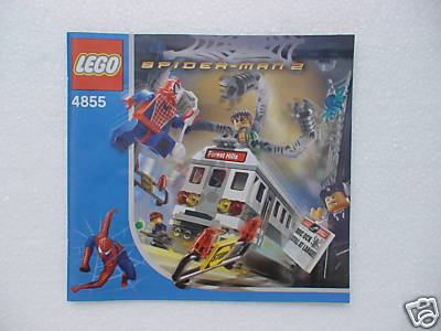 LEGO® Eisenbahn Bauplan Spiderman U-Bahnwaggon aus 4855 - NEU | eBay